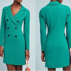 Donna Morgan Anthropologie double breasted dress